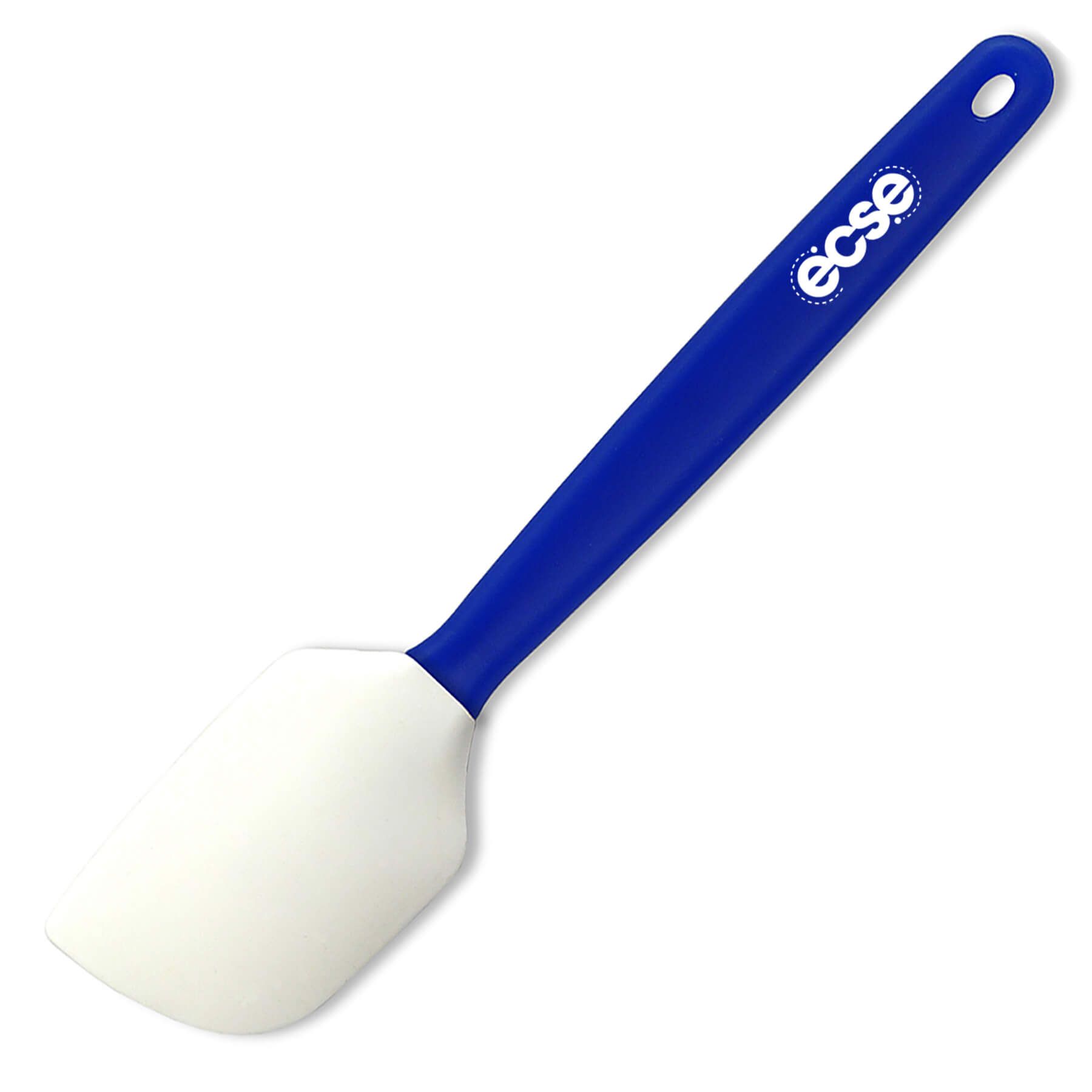 Imprinted - Frosty Blue Handle - White Spatula